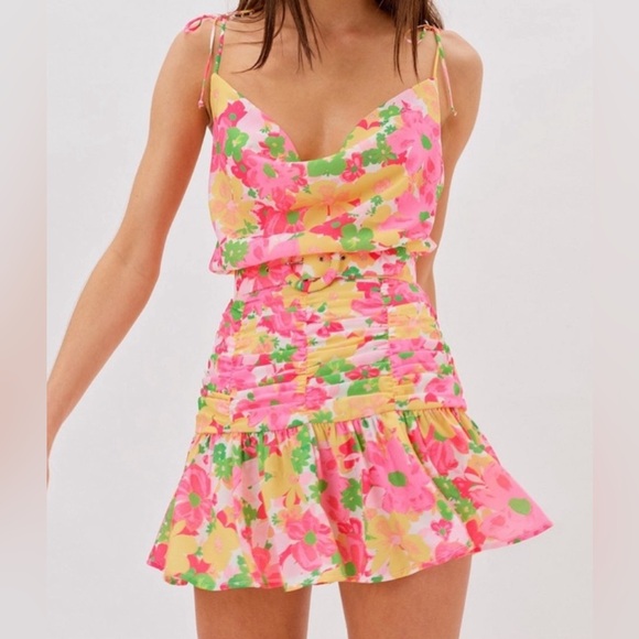 For Love And Lemons Dresses & Skirts - For Love and Lemons Miranda Mini floral dress
